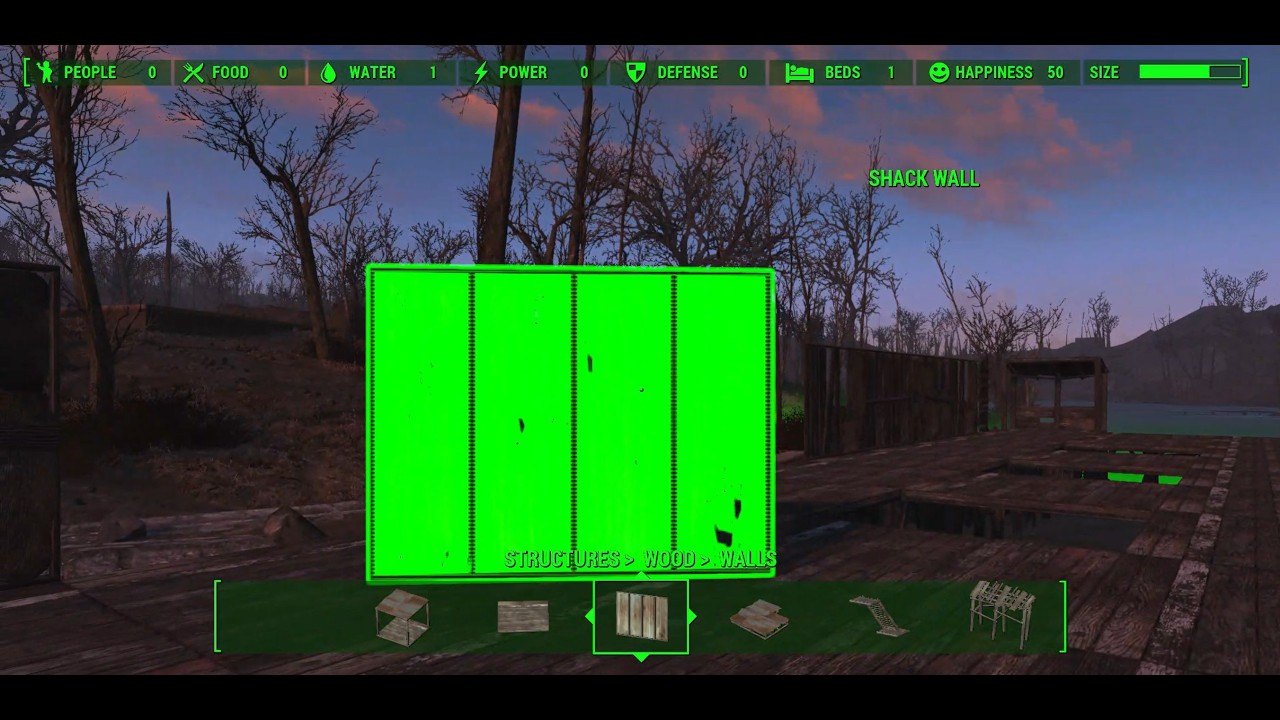 Fallout4 Building Sanctuary River Settlement, part 2