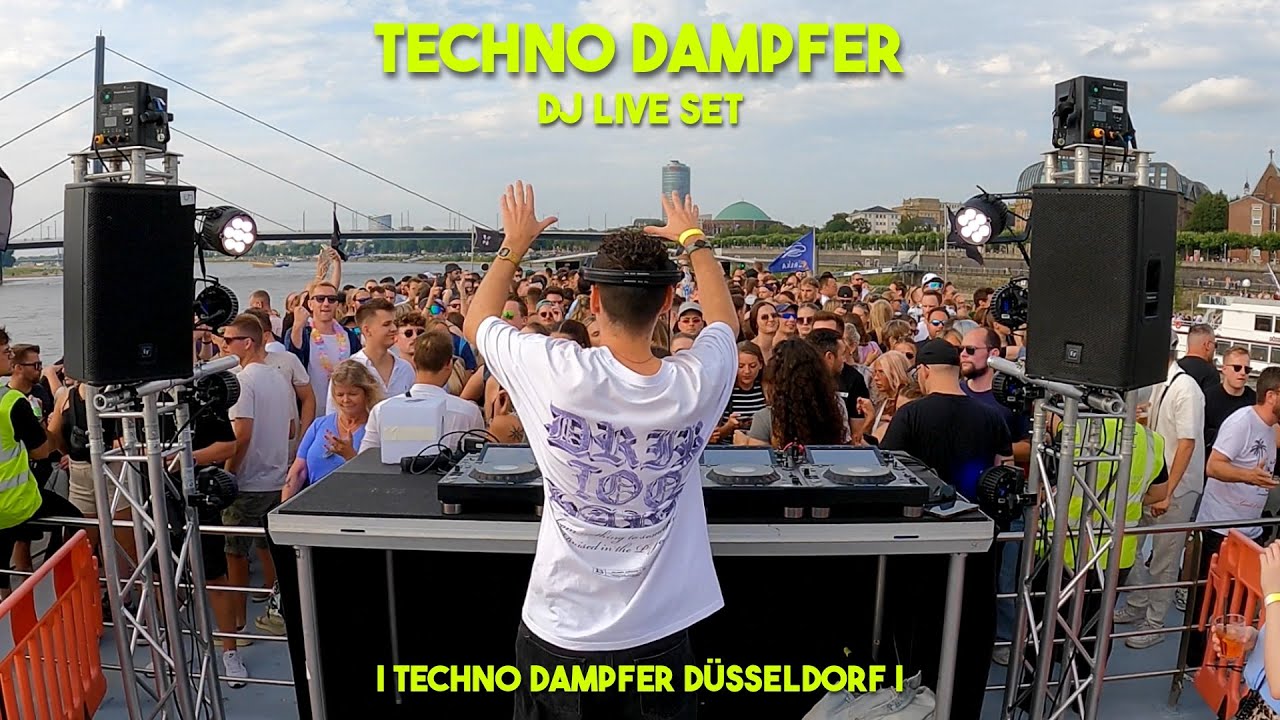 TECHNO DAMPFER DJ LIVE SET // JUSTIN HAHN