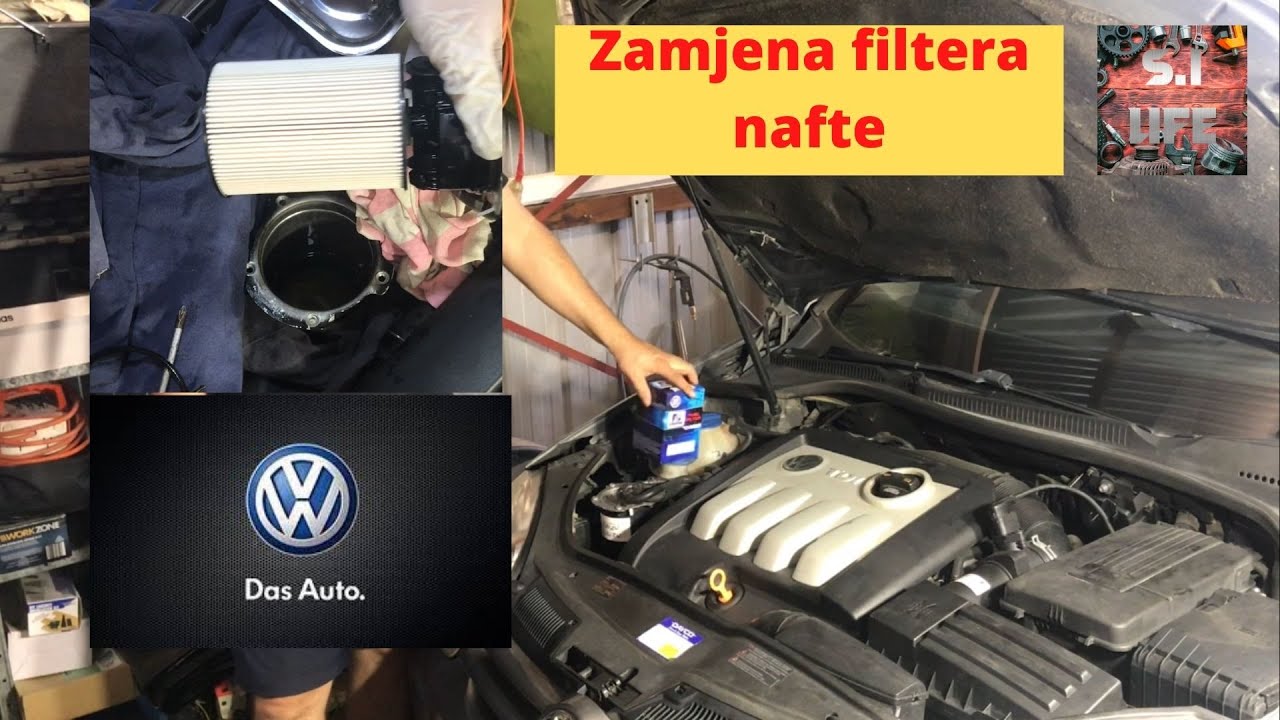 DIY Zamjena filtera nafte na Golf Mk5 1.9 TDI
