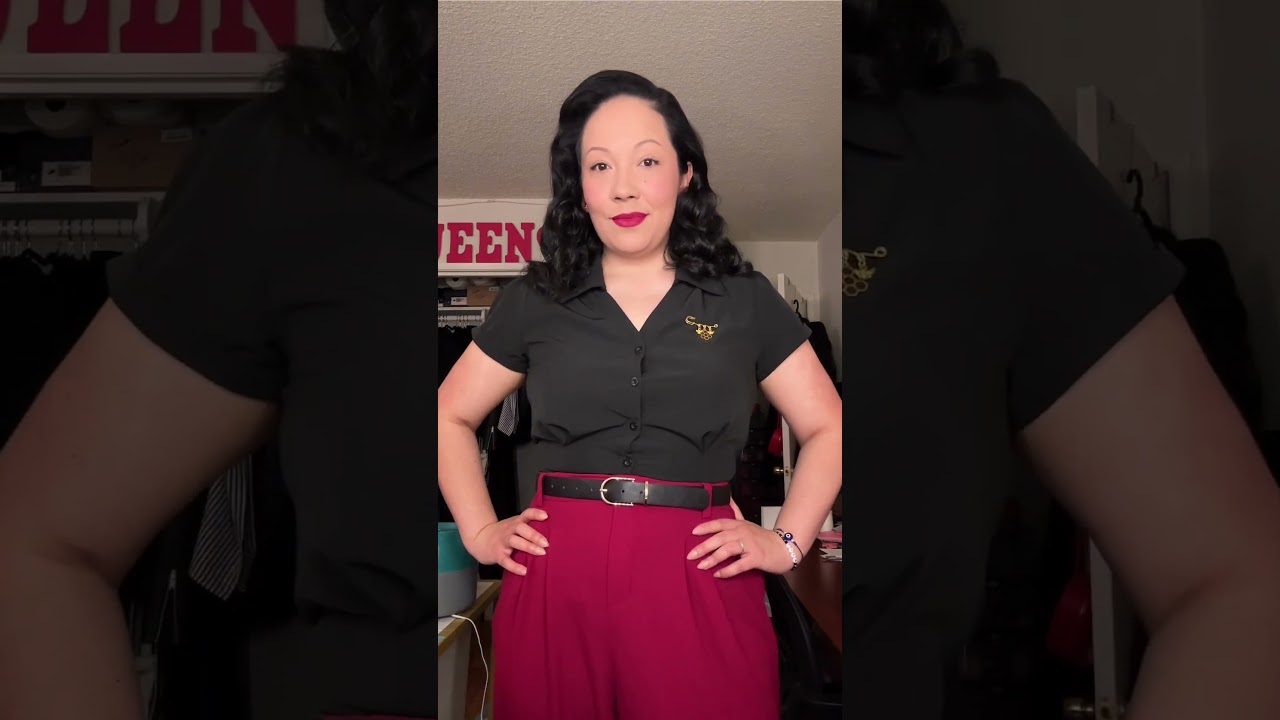 A Casual Pinup Outfit 💕 #pinup #vintage