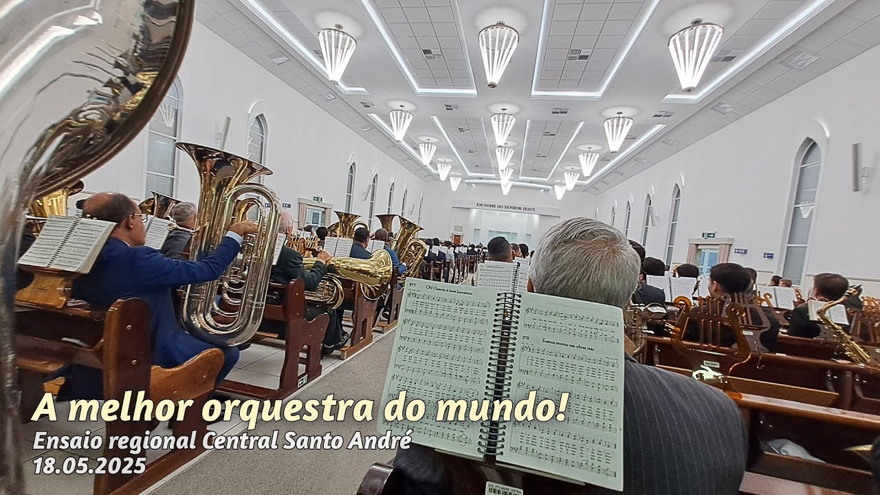 Hino 63 Se vós baterdes, Ele vos abre - A melhor orquestra do mundo