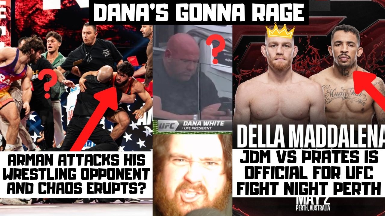 Arman Tsarukyan ATTACKS Opponent In Wrestling Match? Della Maddalena vs Prates? My Reaction