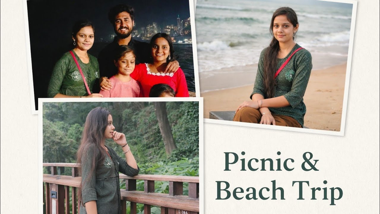 “Family Picnic & Beach Trip 🌊 | Nature, Masti aur Beautiful Moments ❤️”