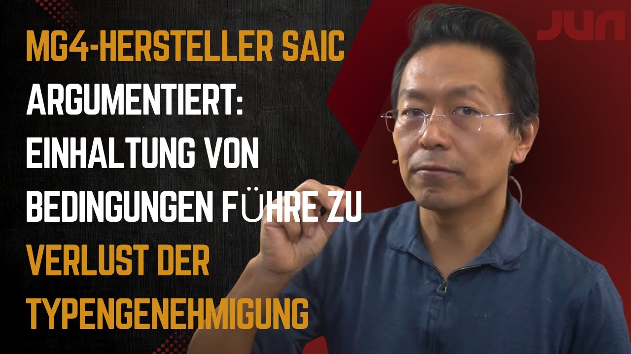 MG4-Hersteller SAIC argumentiert: Einhaltung von Bedingungen führe zu Verlust der Typengenehmigung