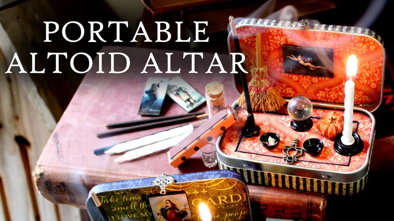 Переносной алтарь из конфет Altoid