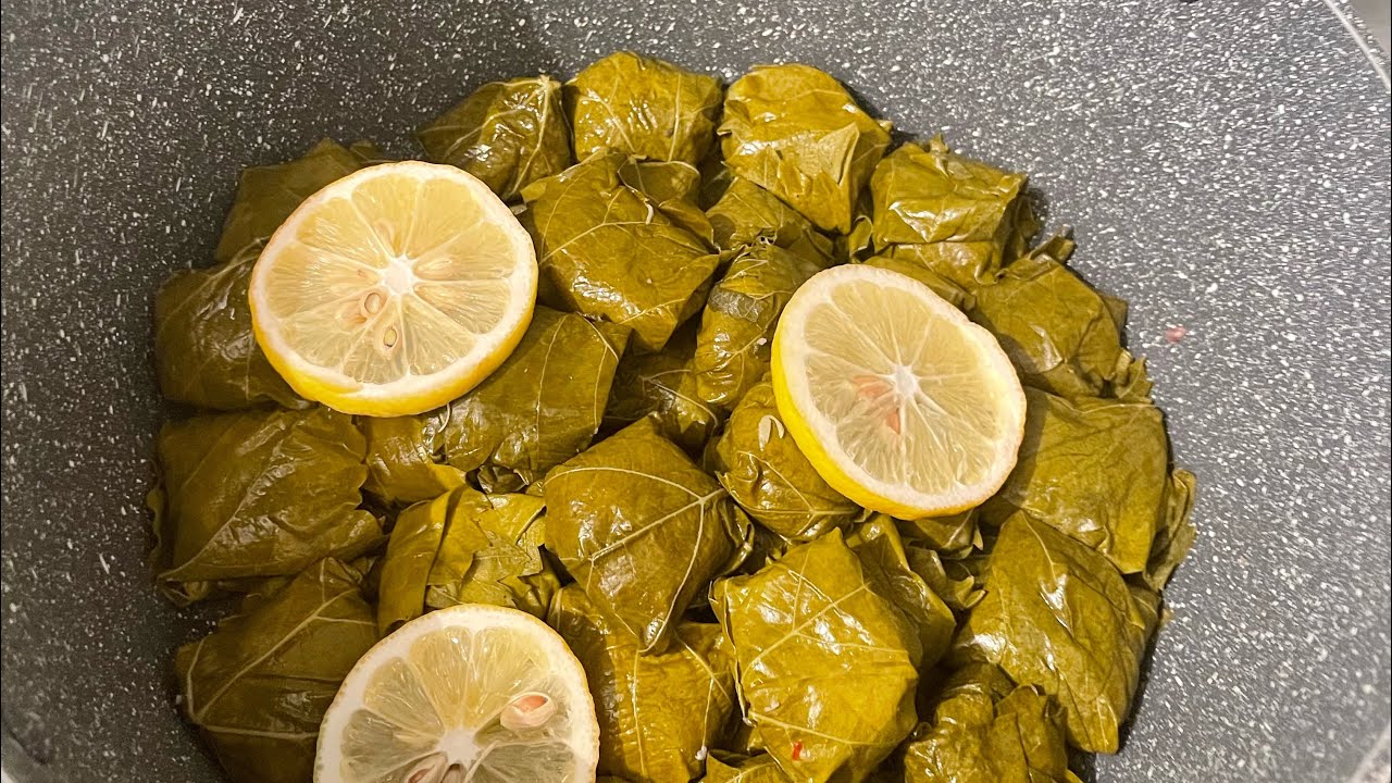 Азербайджанская долма из виноградных листьев — сочная и ароматная