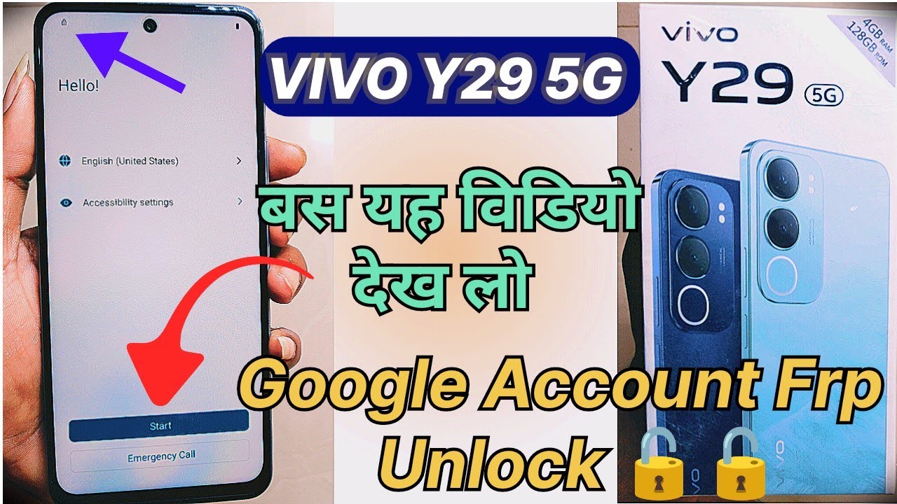 VIVO Y29 5G ( सेटिंग) NOT OPEN GOOGLE FRP LOCK BYPASS | HOW TO GOOGLE FRP LOCK BYPASS VIVO Y29 5G ✓✓