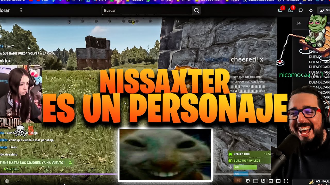 GONCHO Y DUENDECARLOS REACCIONAN A LAS MU3RTES DE NISSAXTER 🤣😎💀