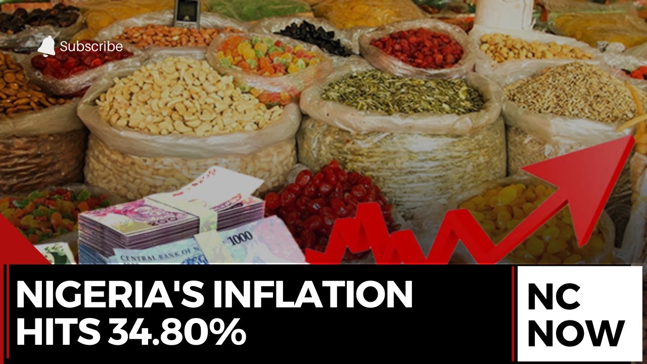 Nigeria's Inflation Hits 34.80%