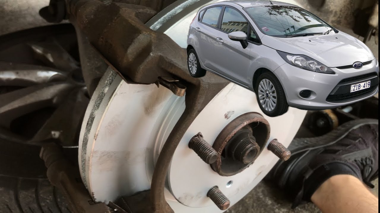 FORD FIESTA MK7 FRONT BRAKE PADS AND DISC REPLACEMENT DIY