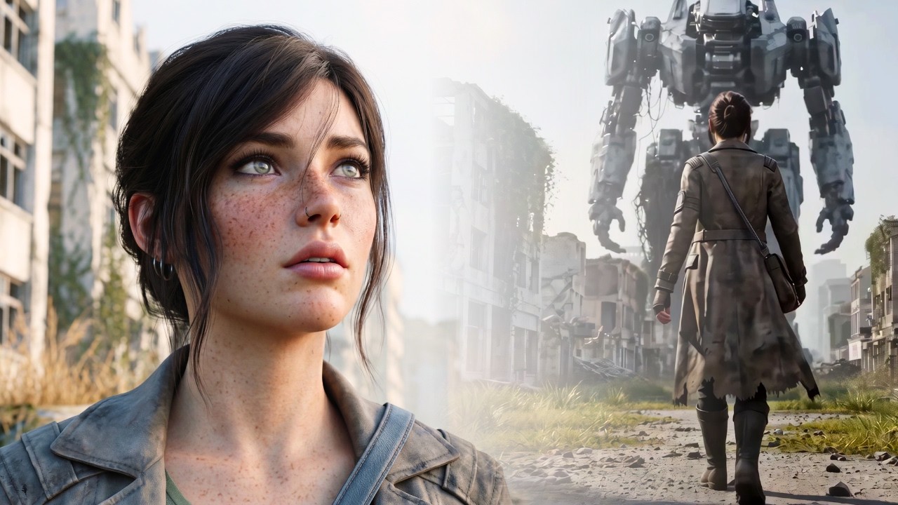 Rusted Titan | Post-Apocalyptic Sci-Fi AI Film in 4K | A Scavenger's Journey to Survive