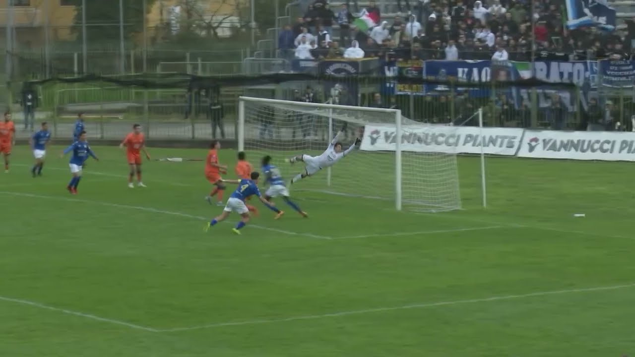 Pistoiese-Prato 0-1 Serie D Girone D 2023-2024 Goal di Mousa Balla Sowe AC Prato 1908