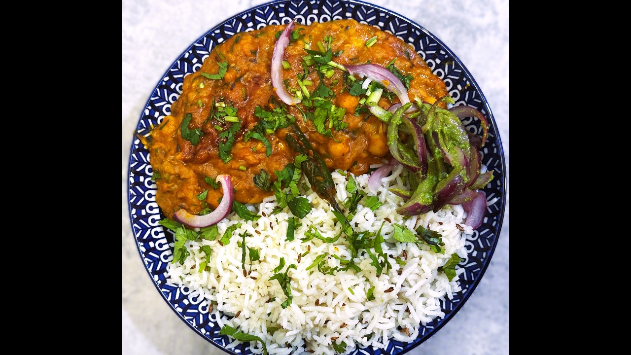 Chole Chawal Recipe | Authentic Indian Street Food at Home 🍚