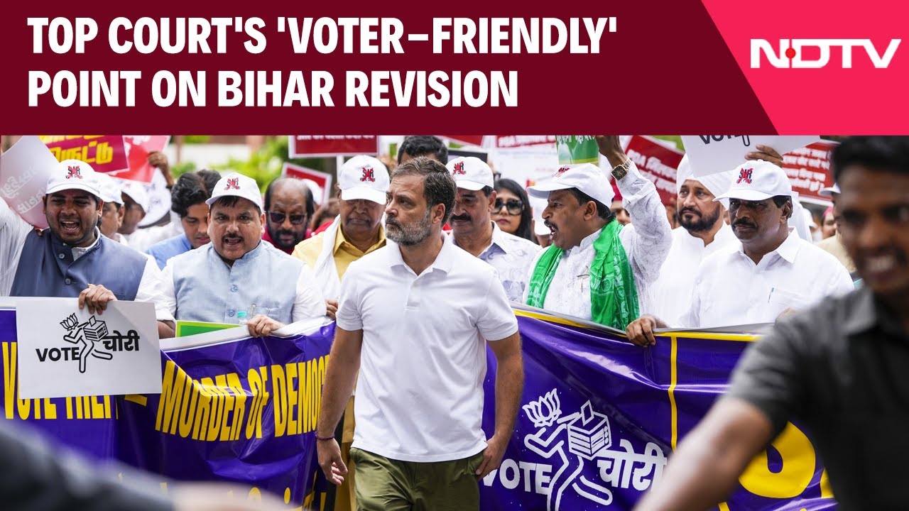 SIR Row | Top Court's 'Voter-Friendly' Point On Bihar Revision, And An IAS-IPS Remark