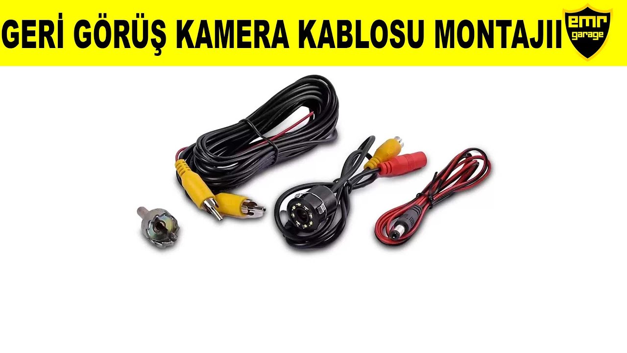 Geri görüş kamera kablosu renkleri ve montajı