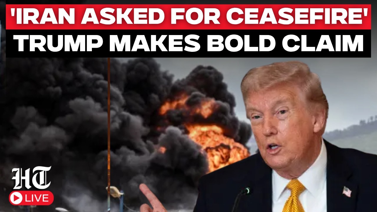 Donald Trump LIVE | &lsquo;Iran Wants Ceasefire&rsquo;: Trump Drops Big Statement as Tehran Conflict Intensifies