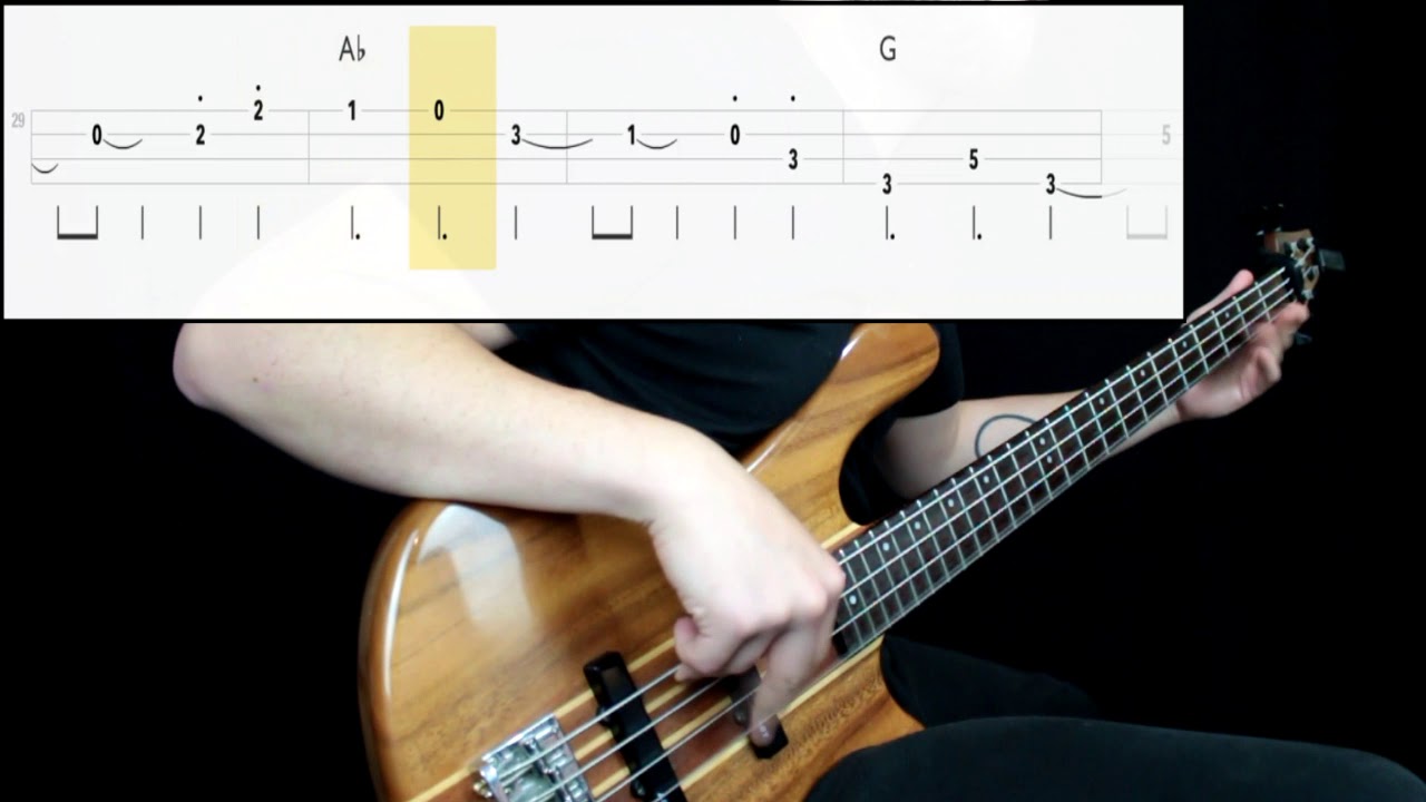 Sonic The Hedgehog - Green Hill Zone (Bass Cover) (Play Along Tabs In Video)