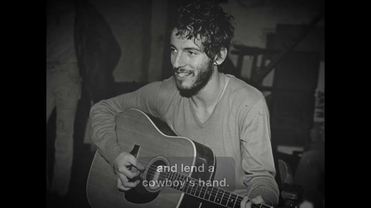 Bruce Springsteen - Cowboys of the Sea (Studio Demo, 1972)