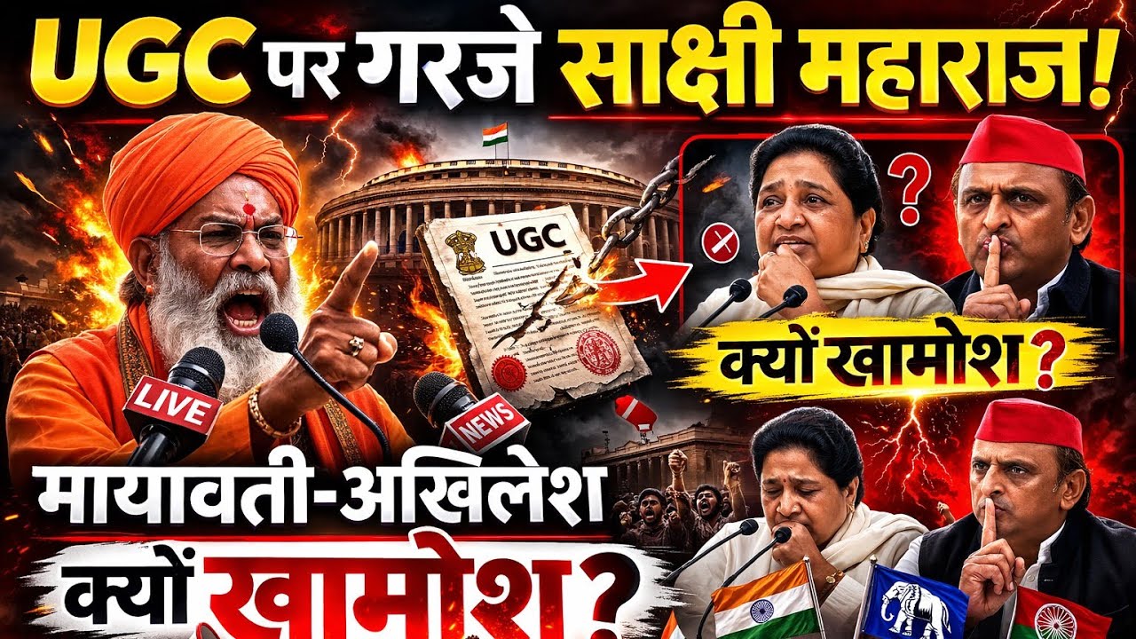 UGC विरोधीयों को sakshi maharaj की चेतावनी। SC-OBC जगा तो नहीं बचेंगे सवर्ण नेता । Janpath live 