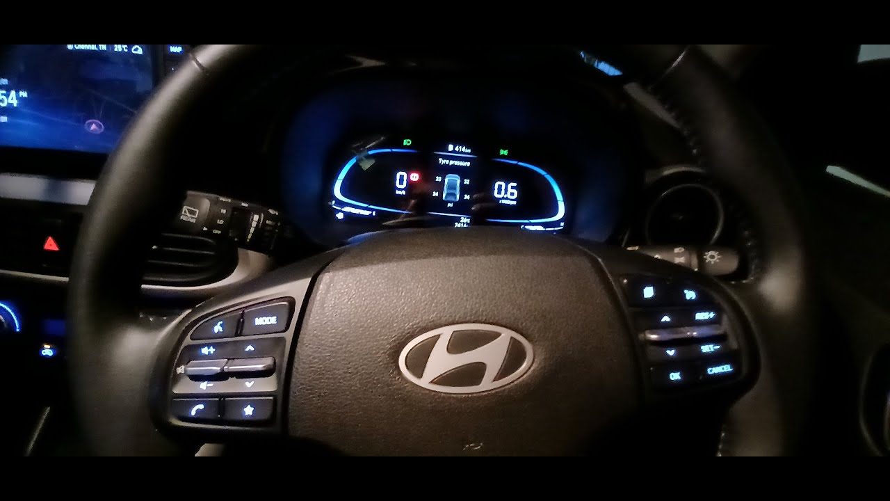 Steering wheel features of HYUNDAI EXTER  explained in Tamil
