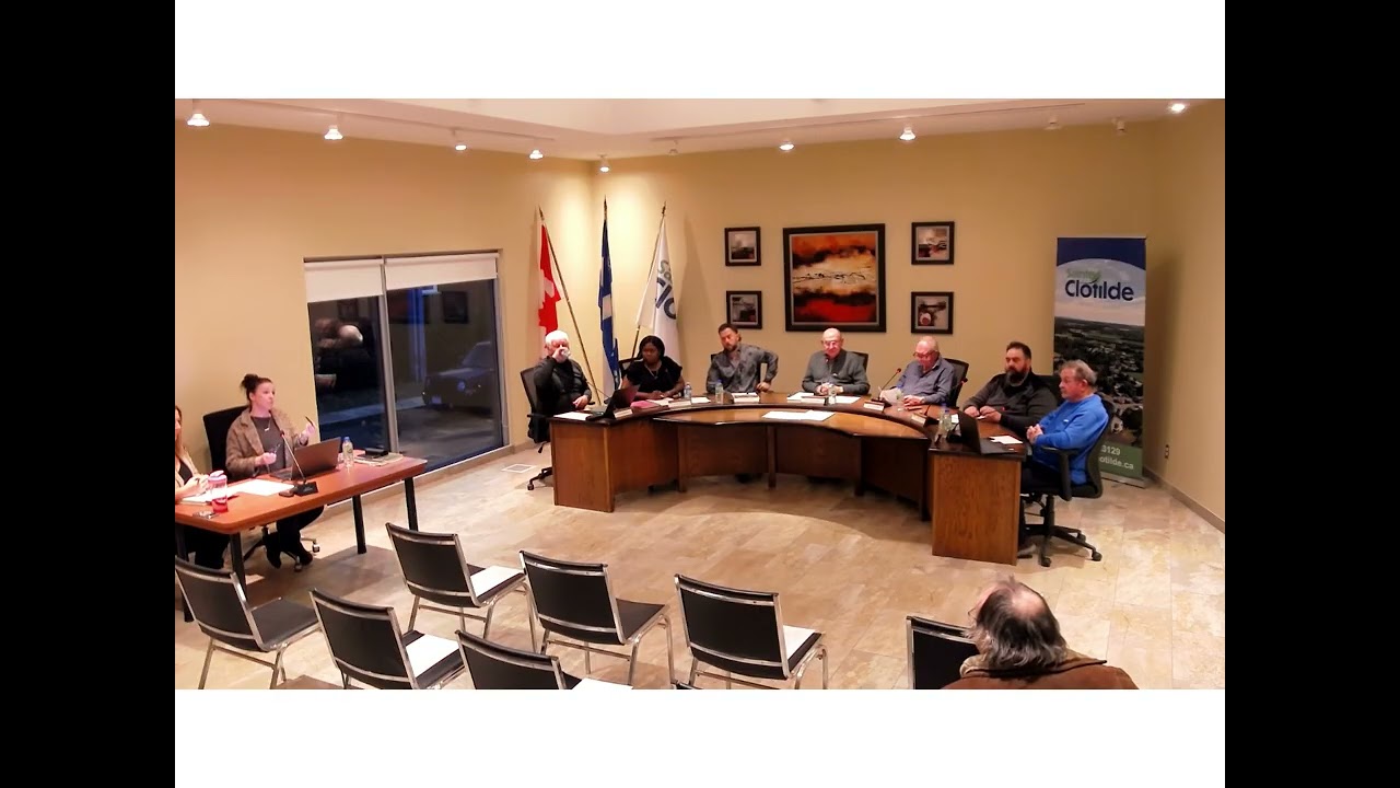 Conseil municipal de Sainte-Clotilde - 16 mars 2026