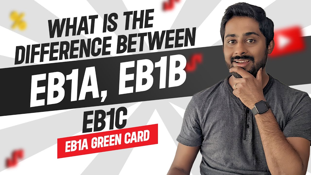 What Is The Difference Between EB1A, EB1B & EB1C Green Card?| Smart Green Card| EB1A | Saiman Shetty