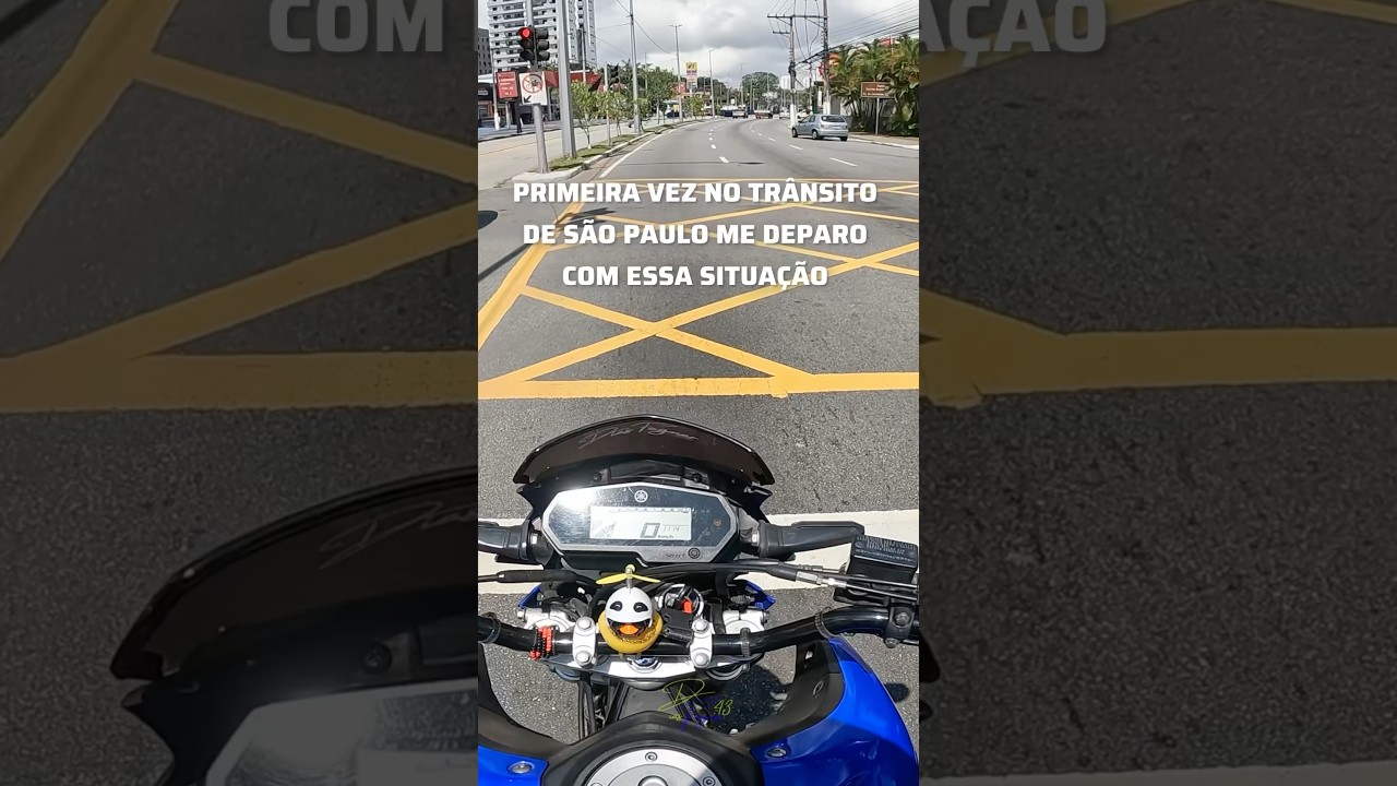PRIMEIRA VEZ NO TR&Acirc;NSITO DE S&Atilde;O PAULO E ACONTECE ISSO 🤯 &Eacute; NORMAL?!#moto #motovlog #sp