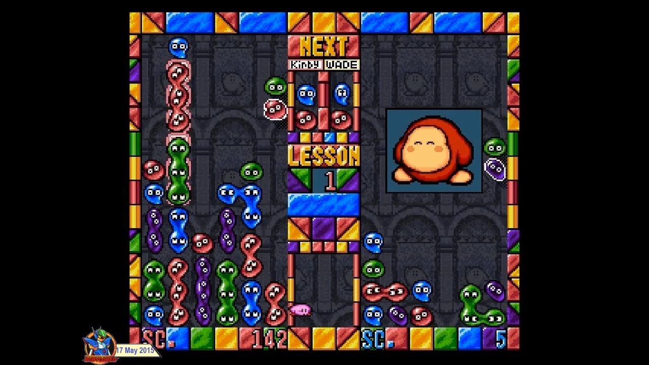 Kirby's Avalanche (1995, SNES) - Full Longplay 2: with beginner levels [720p60]