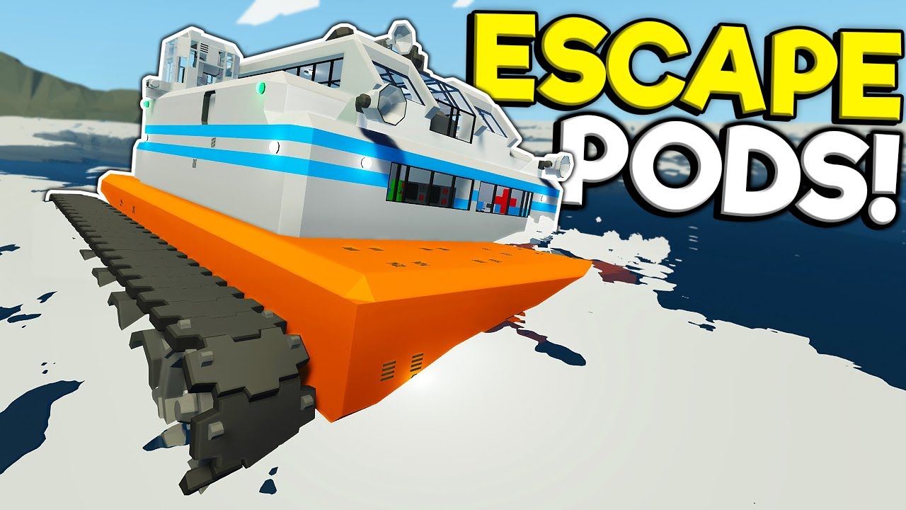 My Tsunami Base Has Been Overhauled and Has Escape Pods! - Stormworks Gameplay - Tsunami Survival