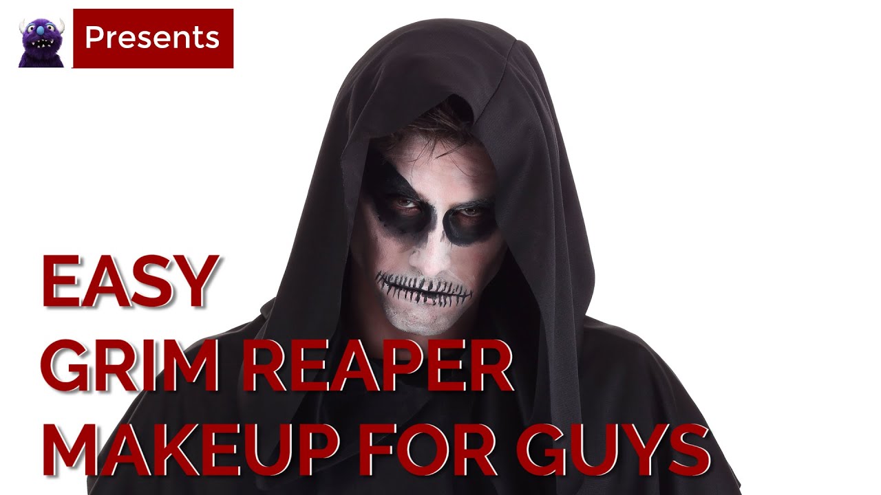 Easy Grim Reaper Makeup Tutorial for Guys
