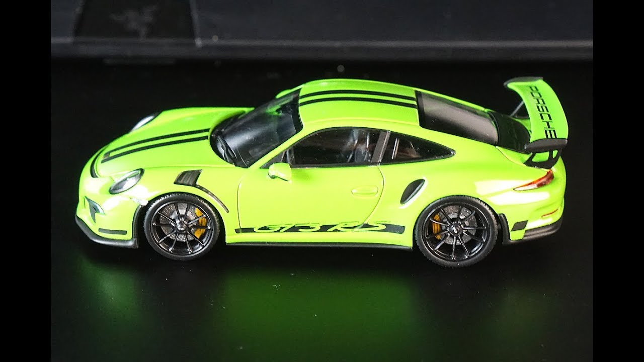 PORSCHE 911 GT3 RS 2014 MINICHAMPS 1:43 С НЕДОЧЕТАМИ