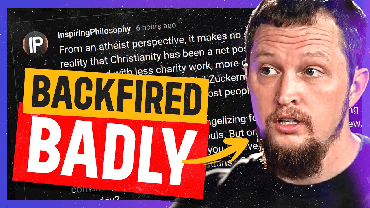 He Thought He DESTROYED Atheist Arguments—BACKFIRES SPECTACULARLY!