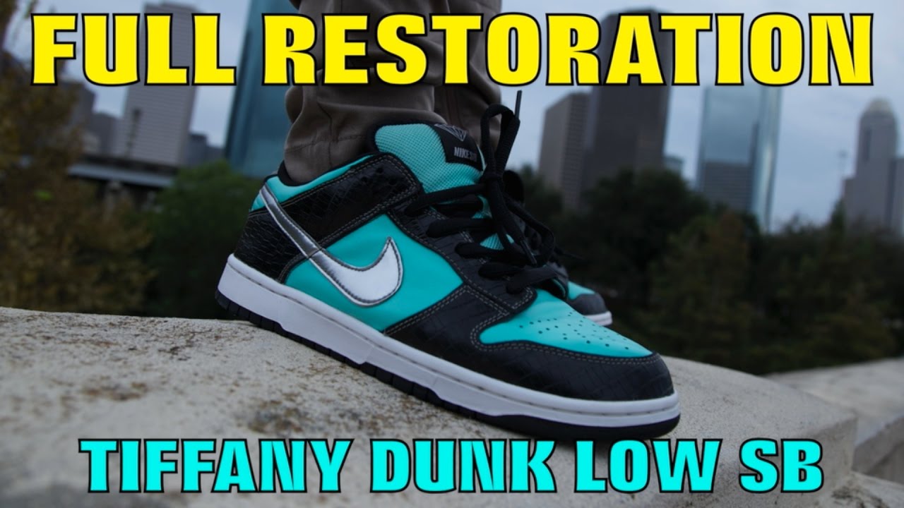 TIFFANY DUNK LOW RESTORATION!!