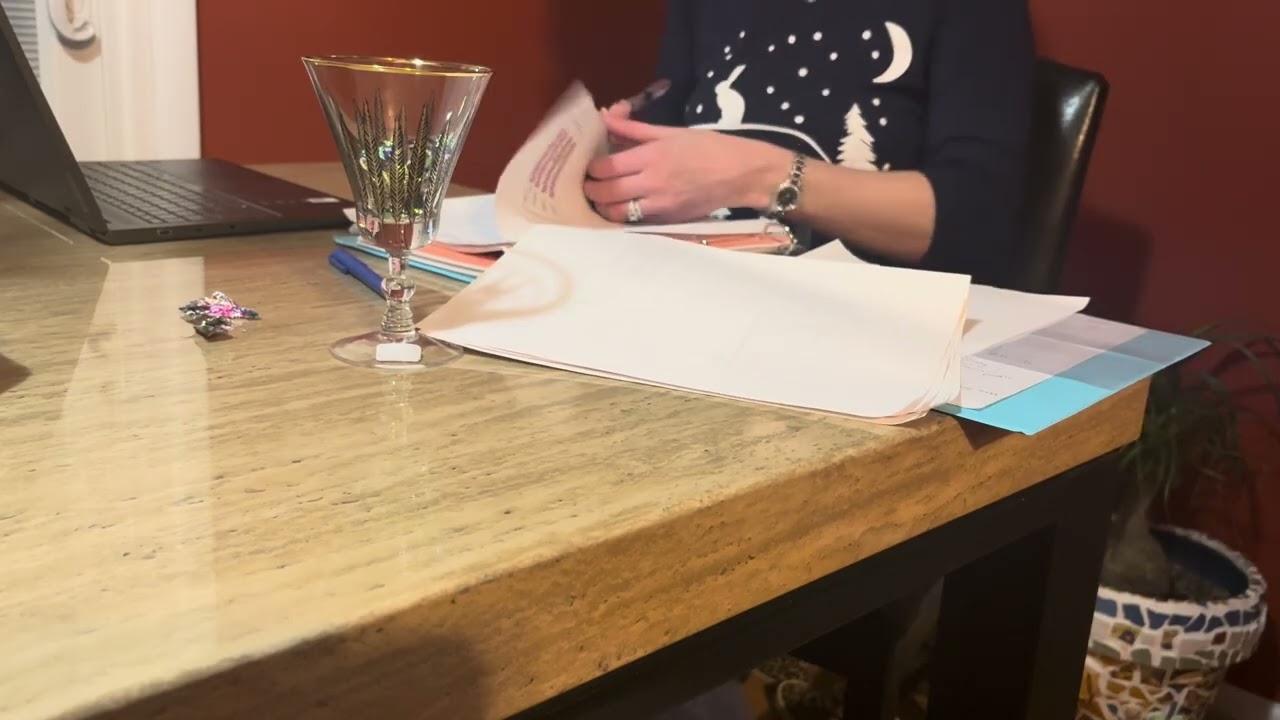 Unintentional ASMR Grading Papers