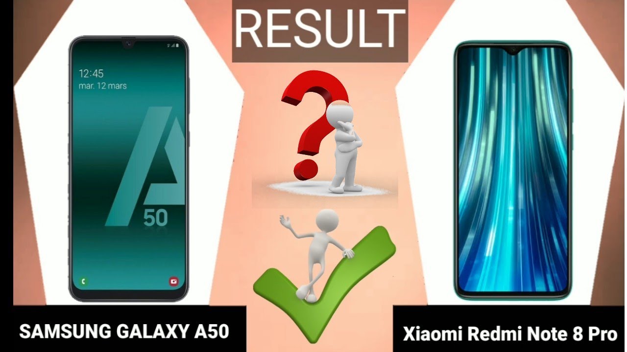 redmi note 8 pro vs Samsung galaxy a50 اقوى مقارنة شاهد قبل ان تشتري !!