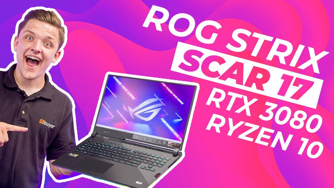 ASUS ROG Strix Scar 17 (Ryzen 5900HX, RTX 3080) unboxing