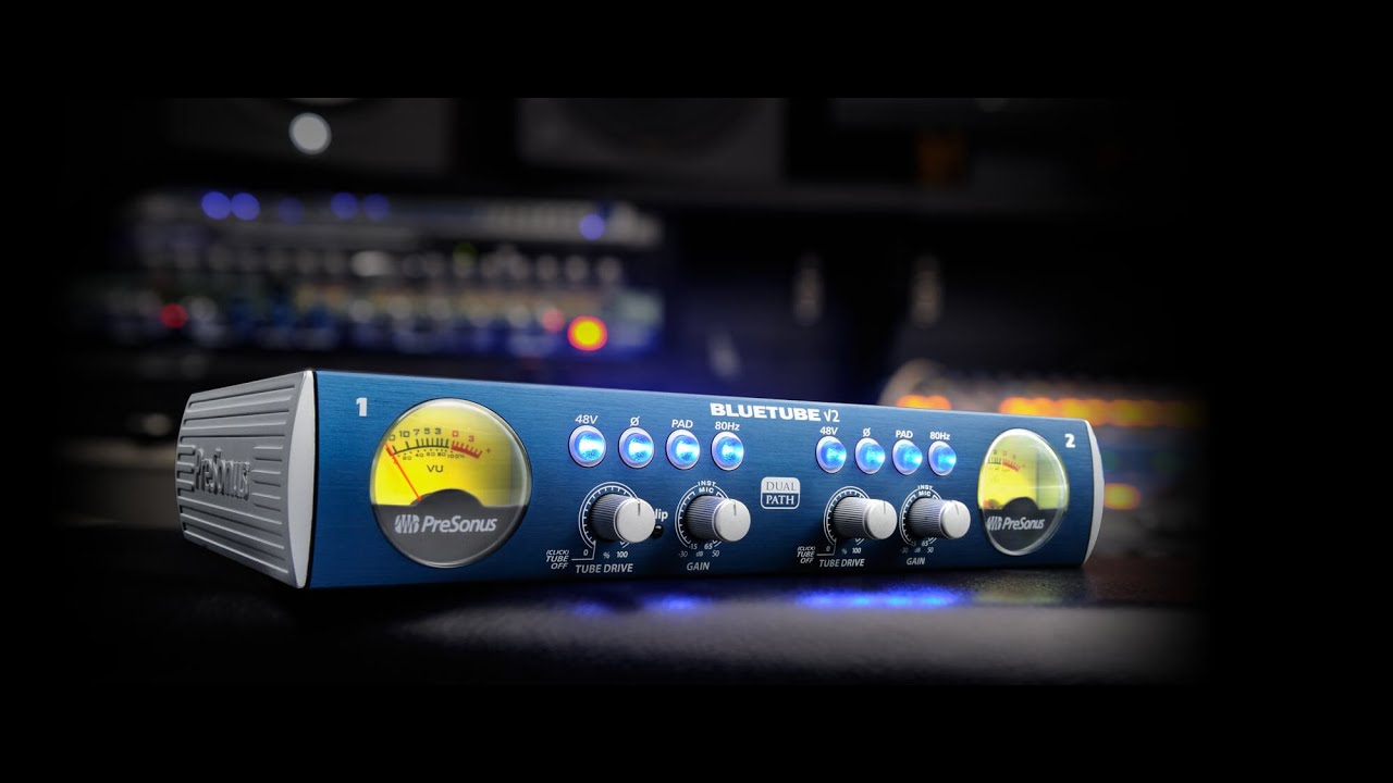 PreSonus Bluetube v2 preamp demo. Samples of acoustic and vocals with and with out preamp.