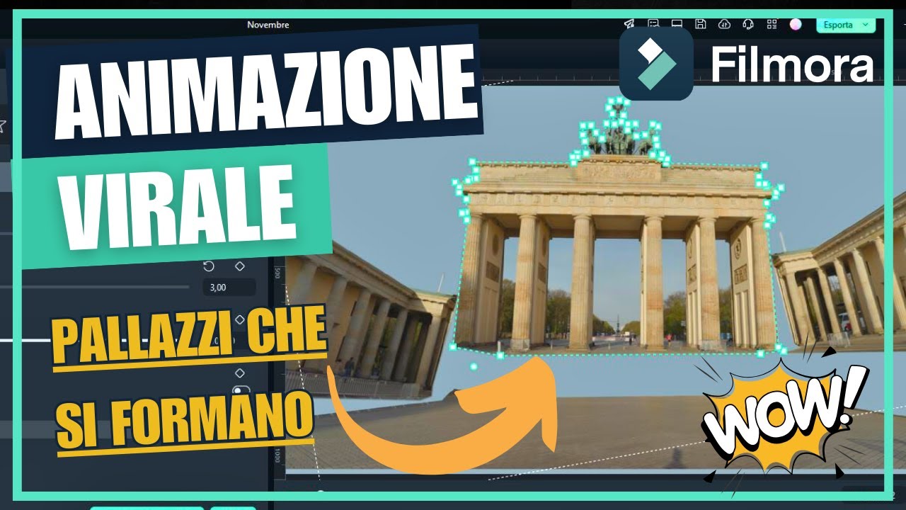 Animiamo Palazzi e Monumenti in un Video Virale  | Wondershare Filmora