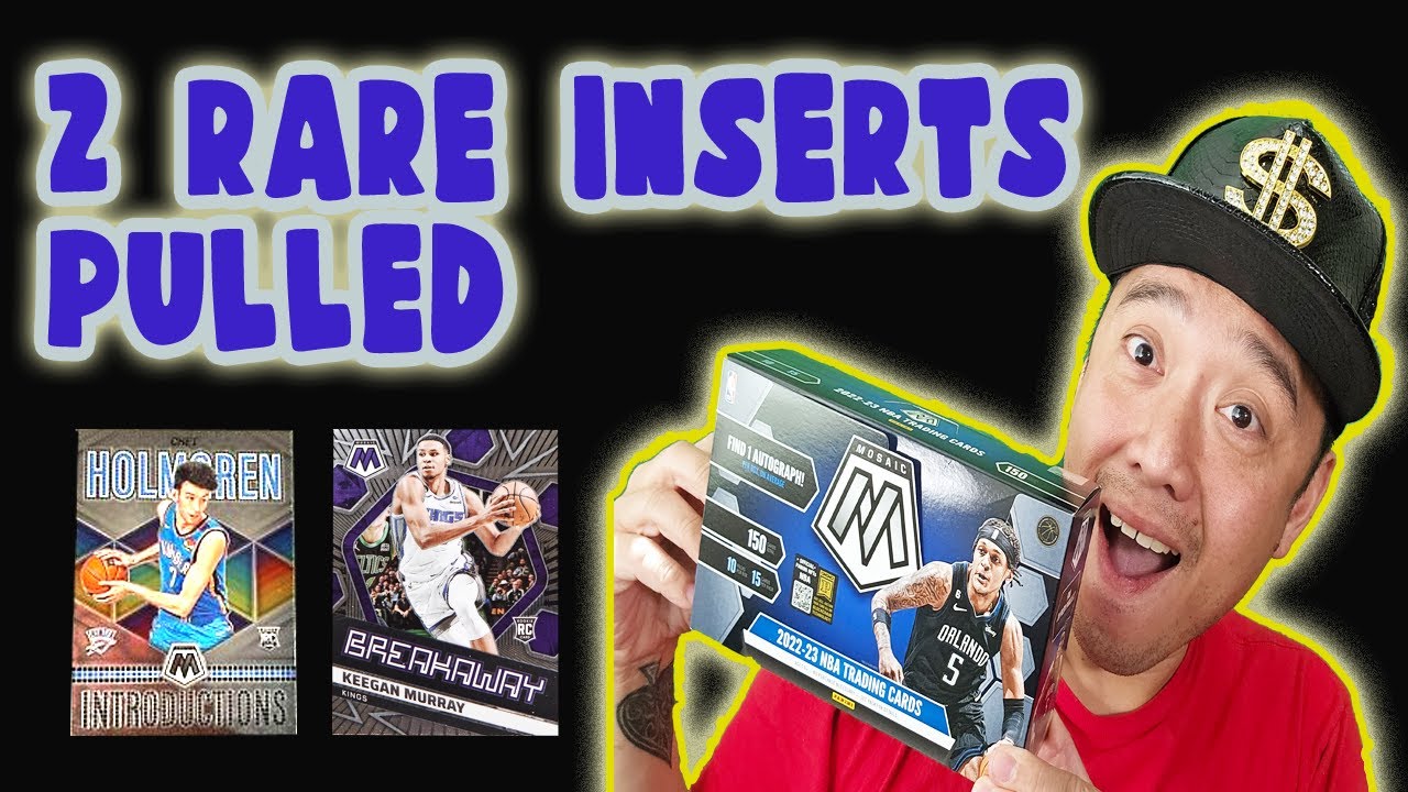 2 RARE Inserts Pulled from 2022-23 Mosaic Hobby Box Basketball....Boom!