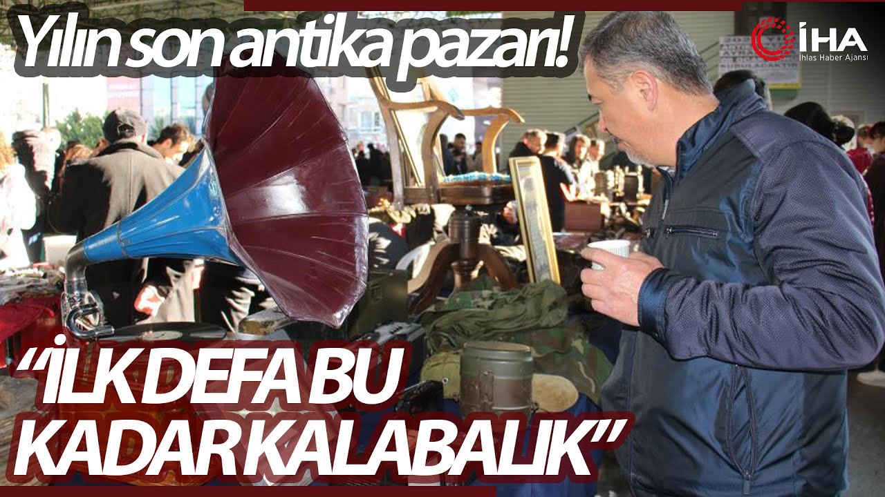 Başkentte Antika Meraklılarından Yılın Son Antika Pazarına Yoğun İlgi