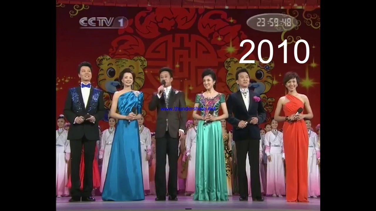 美的集团 央视春晚 准点报时 10秒 (2004 - 2017) (暂停此视频并转动字幕个)