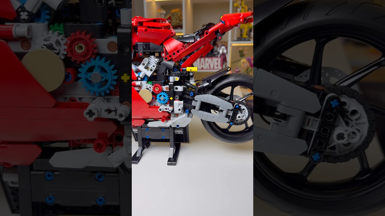Shift gears for LEGO Technic Ducati Panigale V4 S!#lego #rlfm #reviews #42202 #afol #technic #asmr
