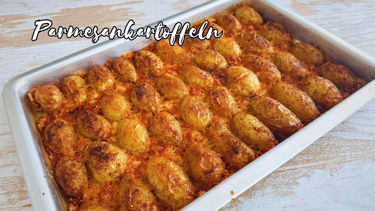Knusprige Parmesankartoffeln
