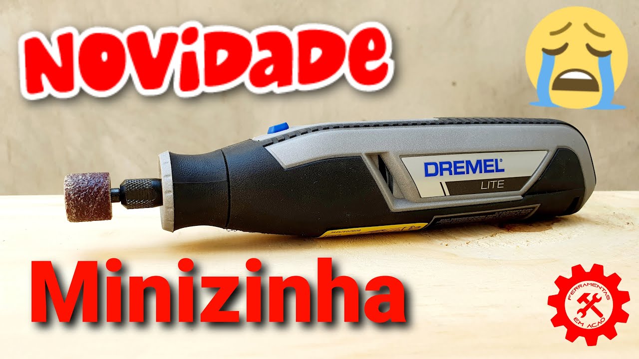 NÃO COMPRE DREMEL ANTES DE VER ESTE VIDEO - DREMEL LITE a Bateria 4V 7760 Micro Retifica (MINI)