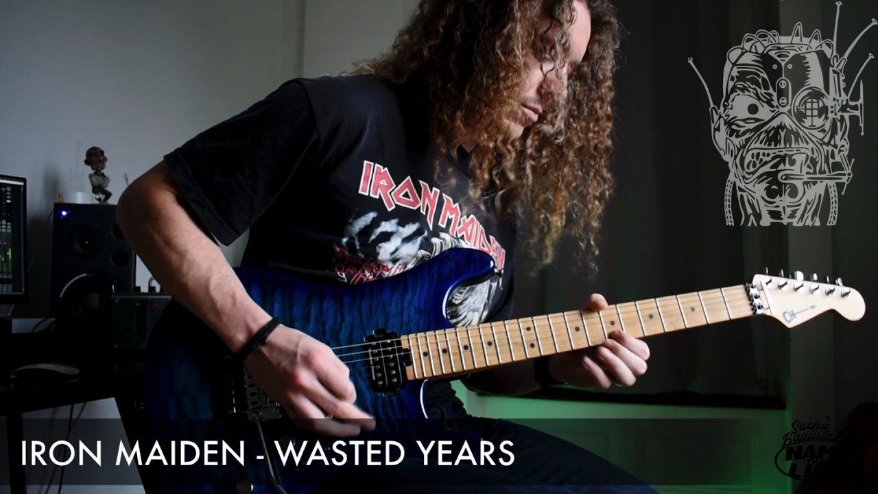 Iron Maiden - Wasted Years (Adrian Smith) Solo Cover by Sacha Baptista