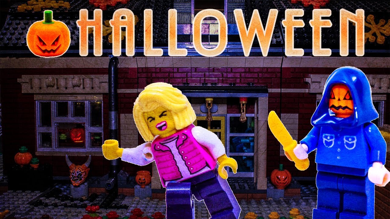 LEGO мультфильм Однажды на ХЭЛЛОУИН / horror LEGO stop motion HALLOWEEN