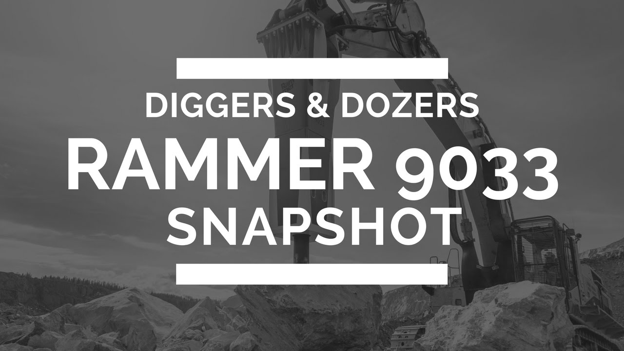 Snapshot - Rammer 9033 hydraulic hammer