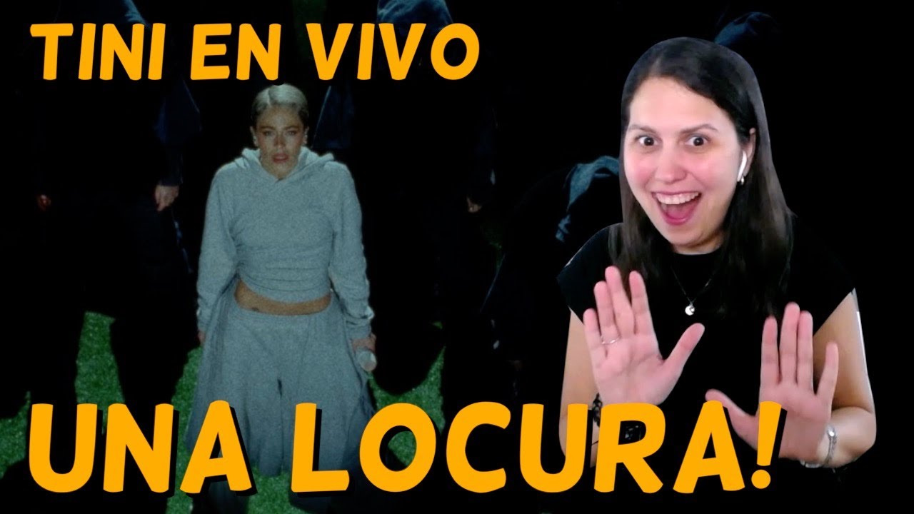 TINI SE PASÓ 😲😲😲 REACCIÓN a TINI - posta y ni de ti (en vivo)