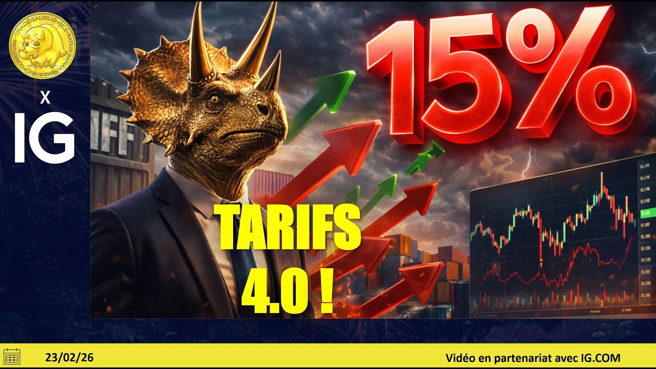 Trading SP500, NASDAQ100, CAC40 ...  (23/02/26):  guerre commerciale 4.0 !