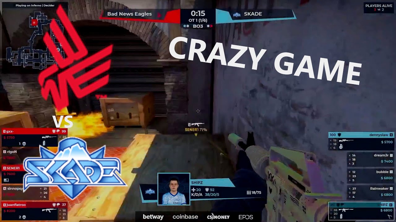 GRAND FINAL - Bad News Eagles VS SKADE - BLAST QUALIFIER - HIGHLIGHTS - BO3